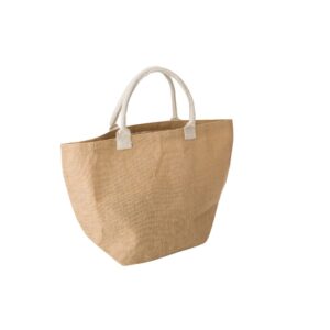 Einkaufstasche aus Baumwolle und Jute mit Logo-Druck für Ihr Marketing