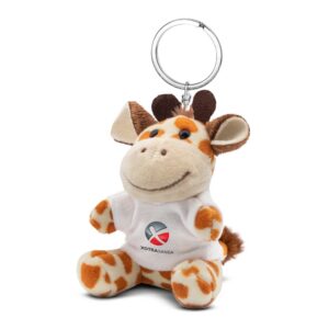 Plüschtier Giraffe als Kundenpräsent